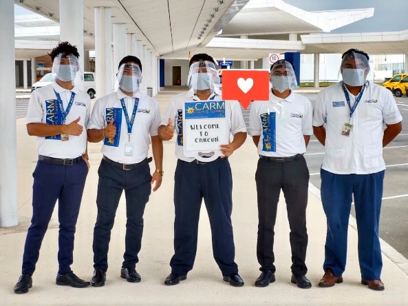 CARM Transfers Greeters at Cancun International Airport